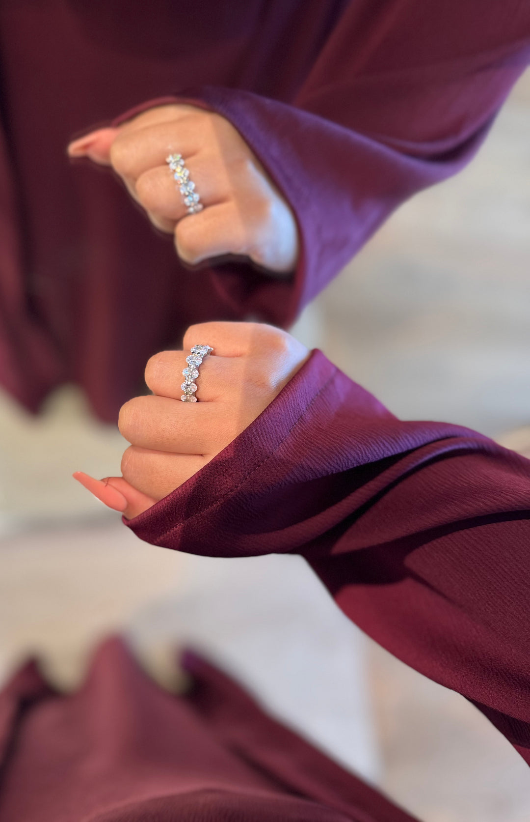 Oval Eternity Band
