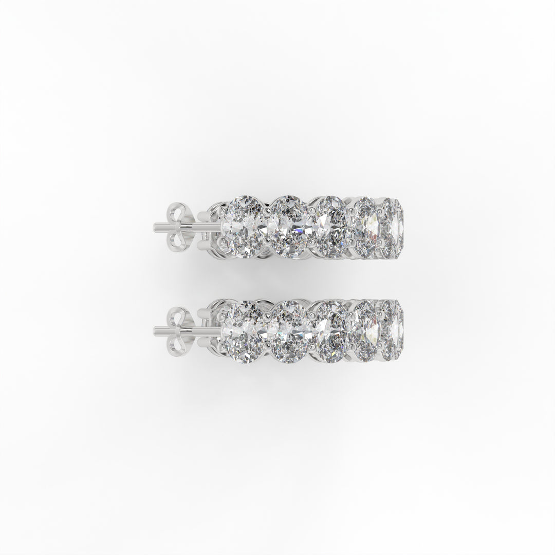 Oval Grandeur Hoops