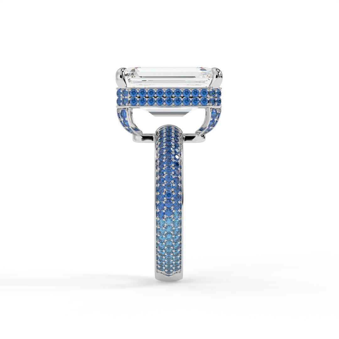 Emeraude Birthstone, Bleu