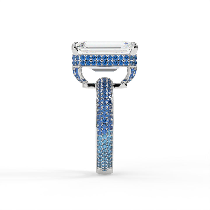 Emeraude Birthstone, Bleu