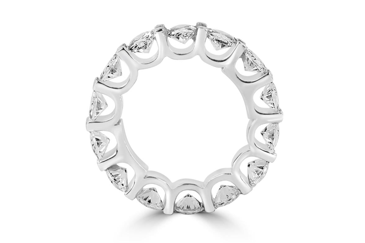 Oval eternity band