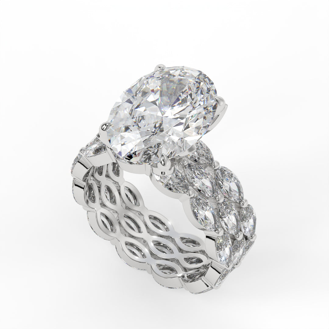 Oval Infinity Floral Stack