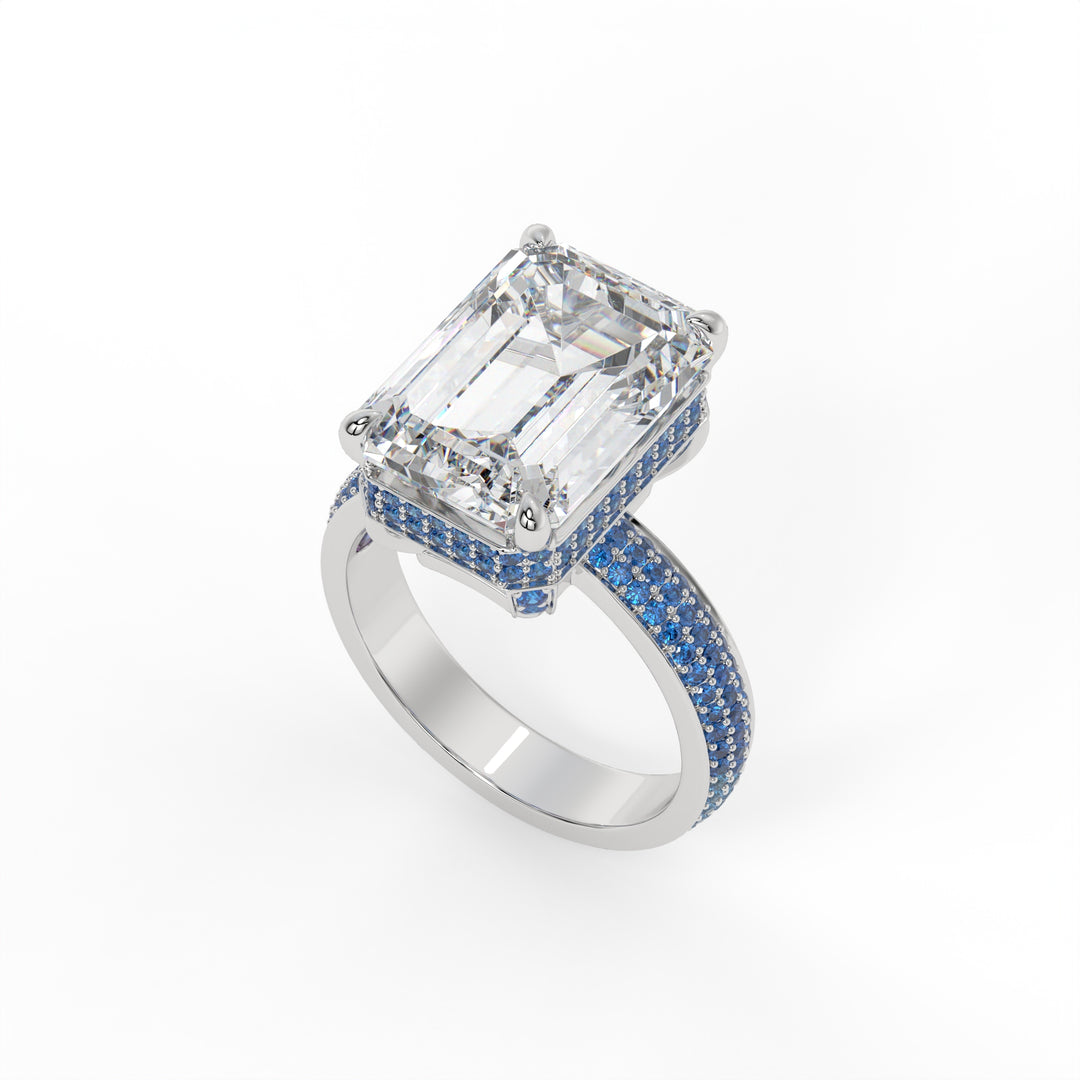 Emeraude Birthstone, Bleu