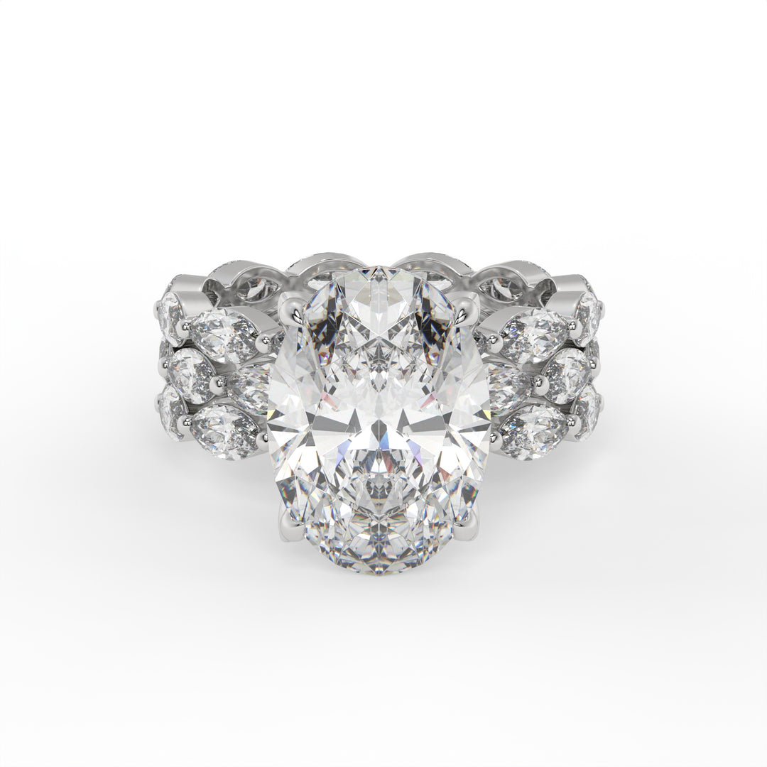Oval Infinity Floral Stack