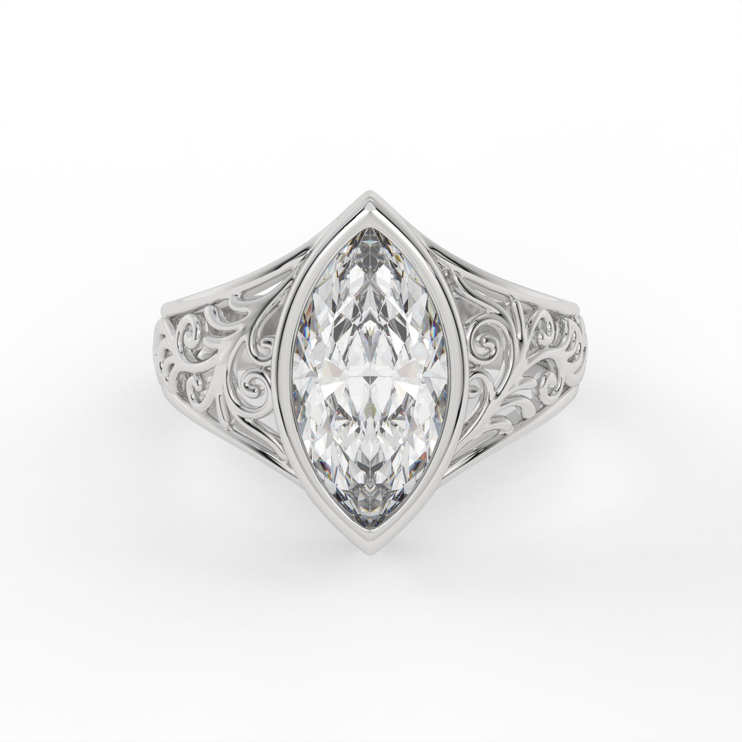 Antique Crest Marquise