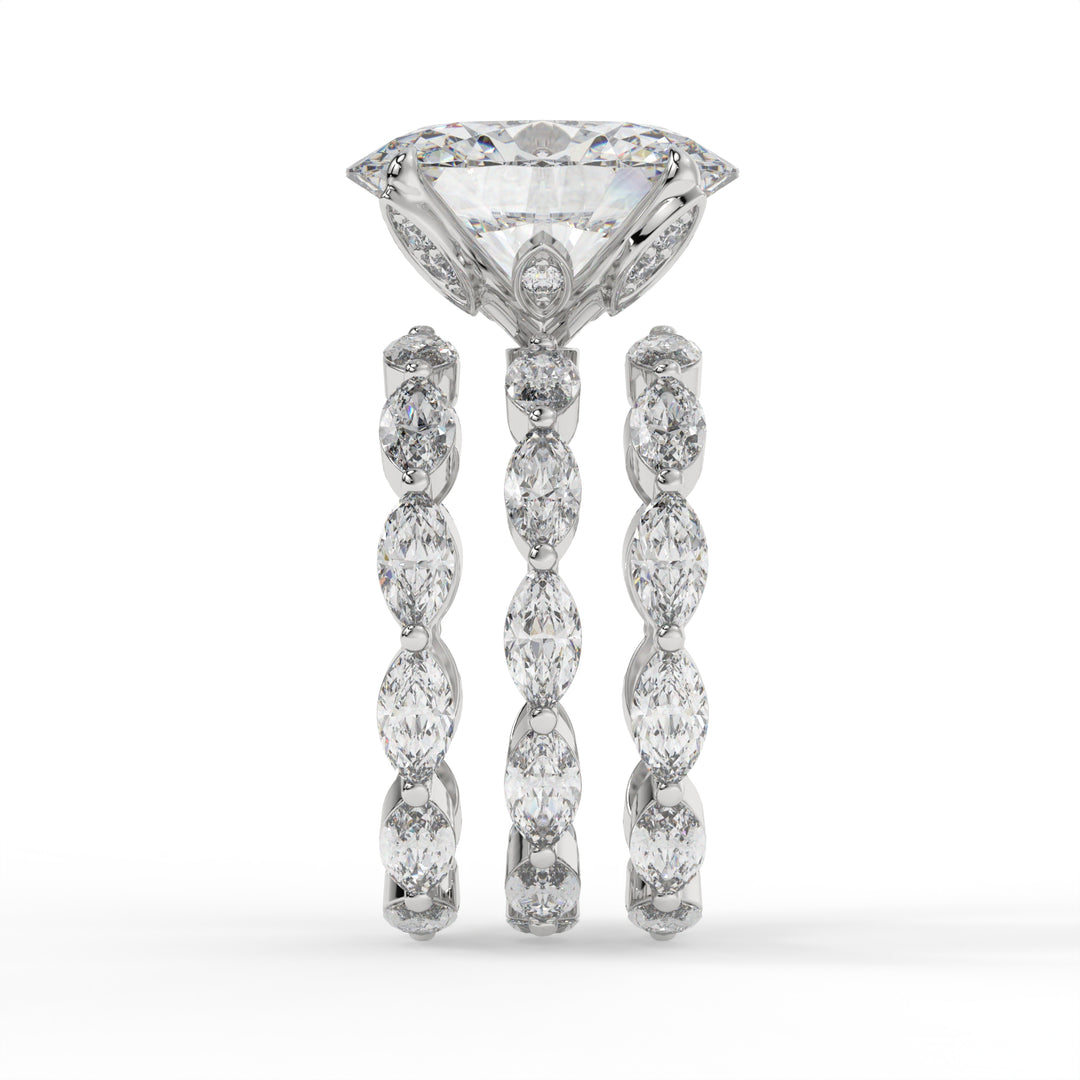 Oval Infinity Floral Stack