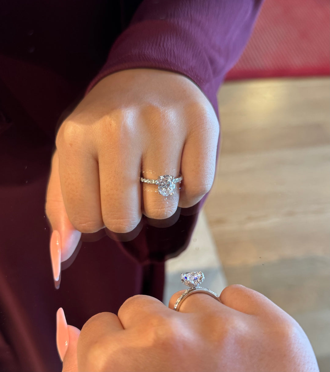 Mini Oval Petal Prongs