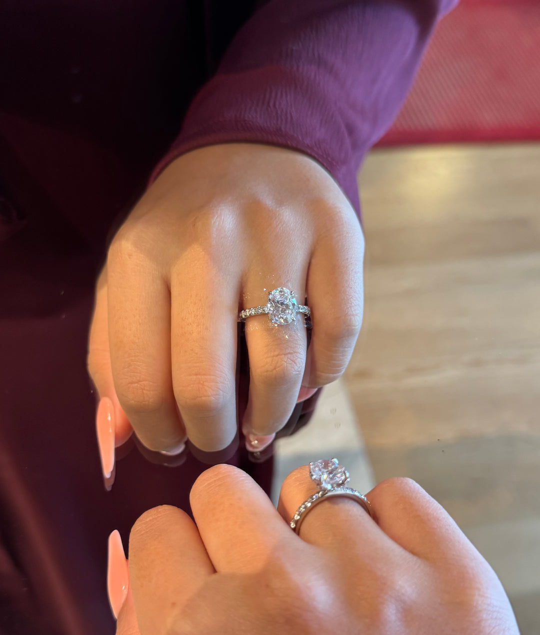 Mini Oval Petal Prongs