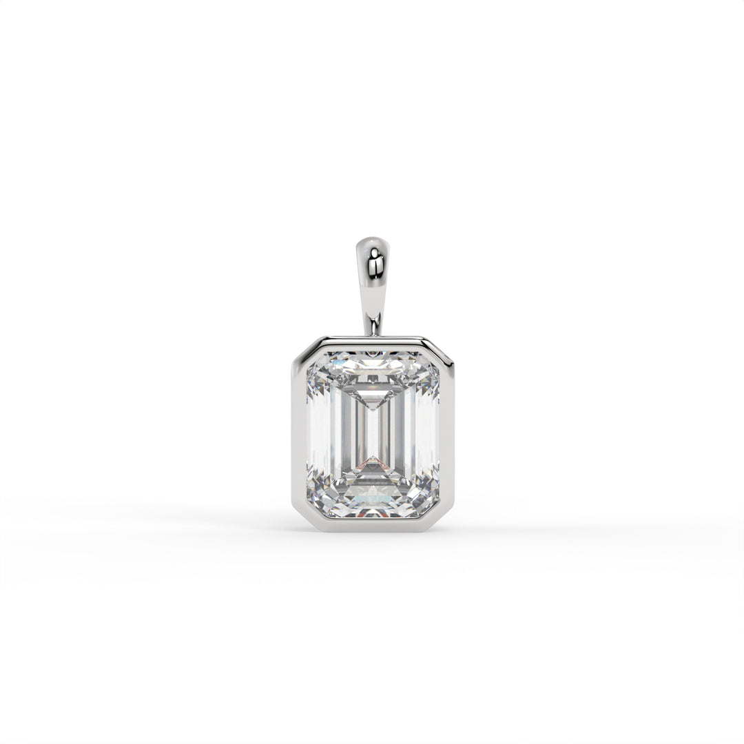 Emerald Solitaire Pendant