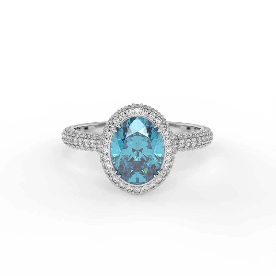 Elara Oval Bleu