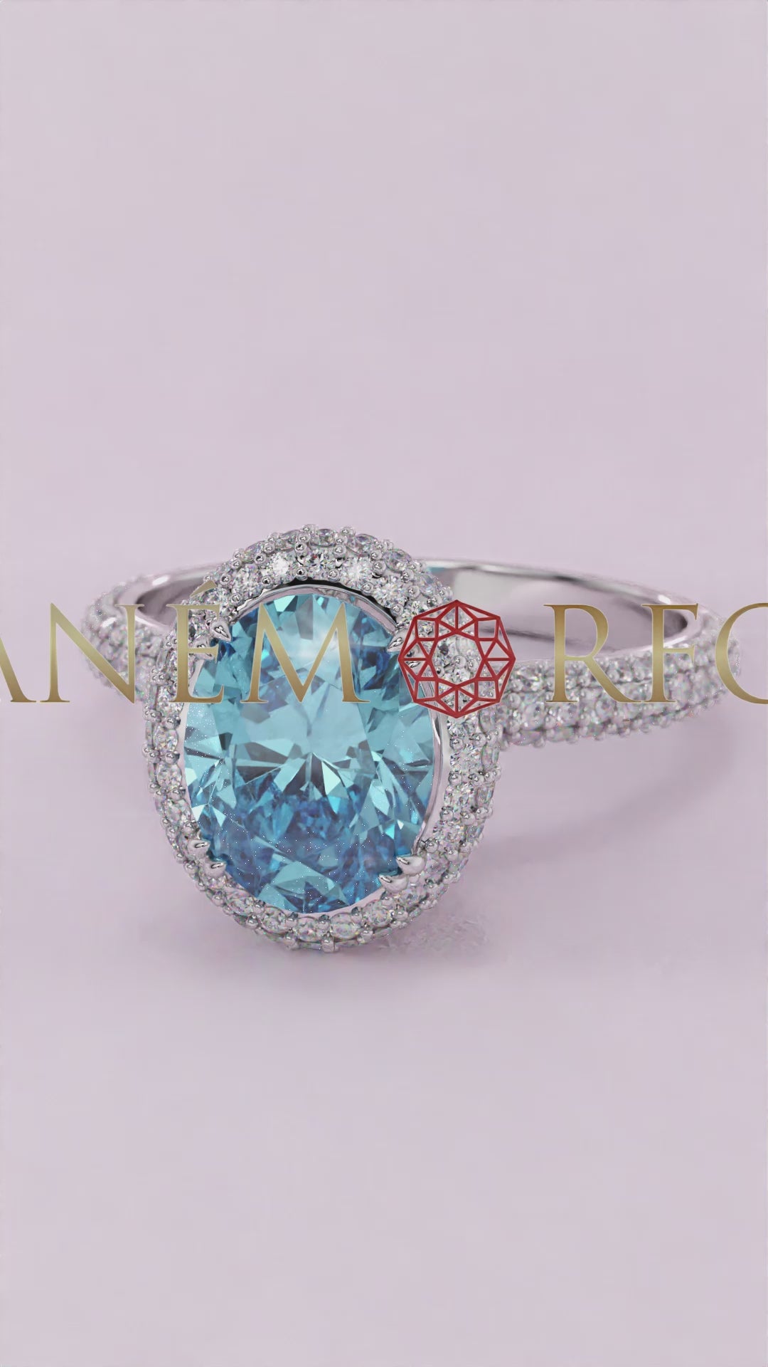 Elara Oval Bleu